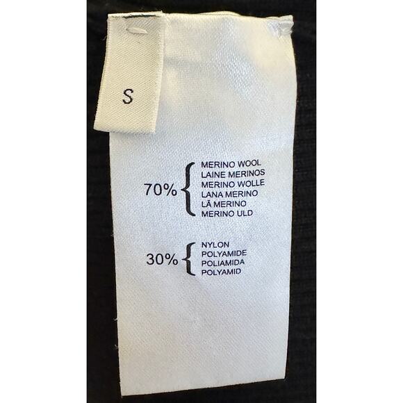 Pringle of Scotland Black Knitted Wool-Nylon Blend Midi Dress - Picture 4 of 4